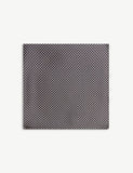 Eton polka-dot silk pocket square with rolled edges - British product