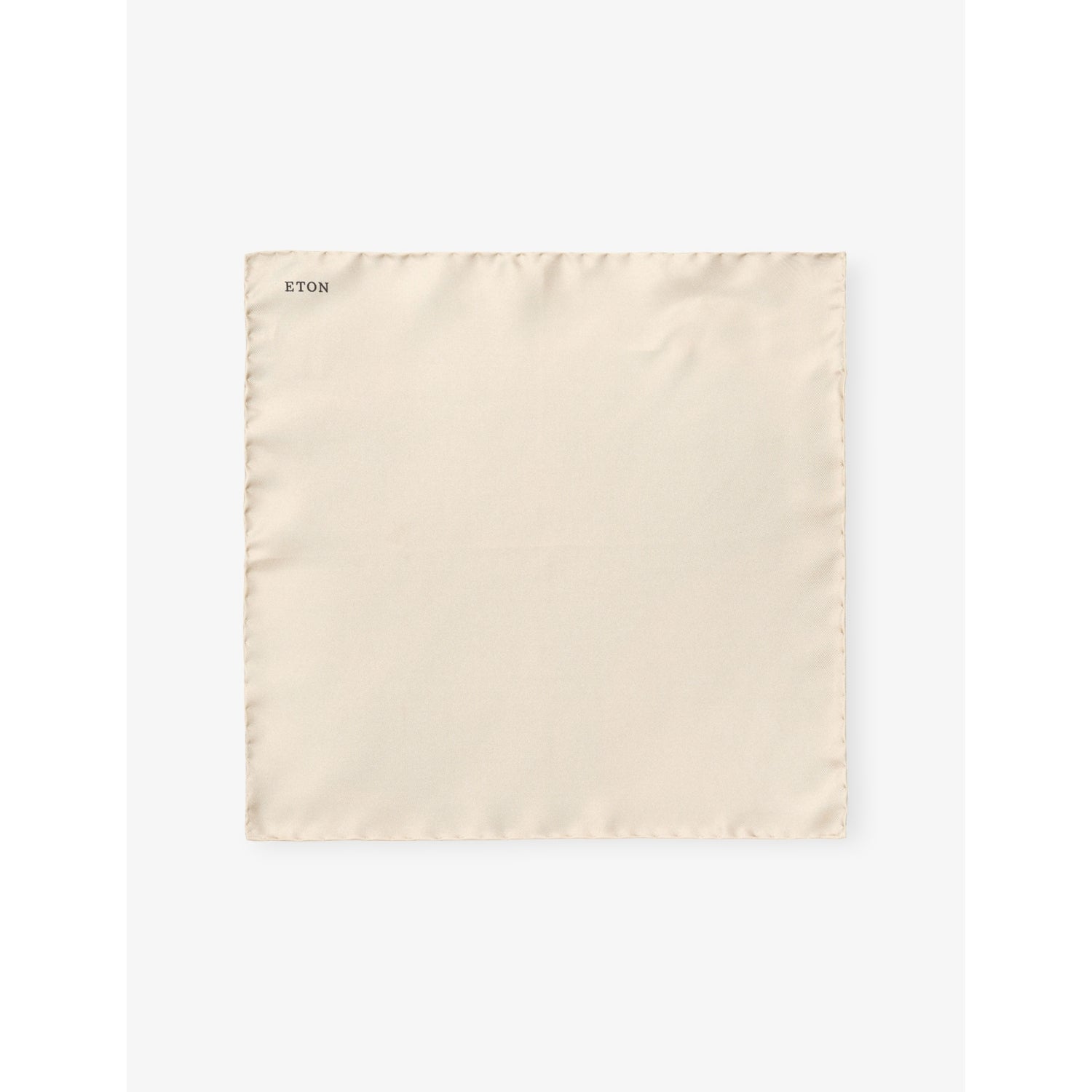 Eton logo-embroidered silk pocket square - British product