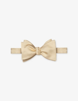 Eton silk self-tied bow tie classic design (British brand)