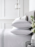 Appletree white embroidered band duvet cover set - British product