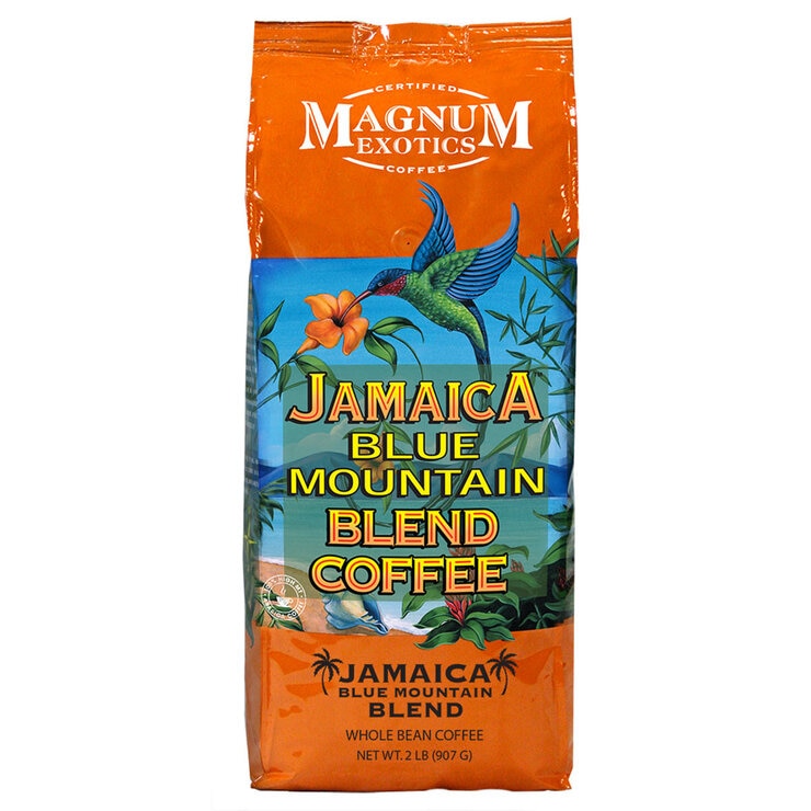 Magnum Exotics Jamaican Blue Mountain 10 Blend Whole Bean Coffee 907g