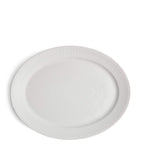 Royal Copenhagen white fluted porcelain oval dish 34cm x 27.5cm, imported from the UK