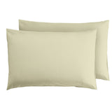 Argos Home cream standard pillowcase pair, percale weave - UK version