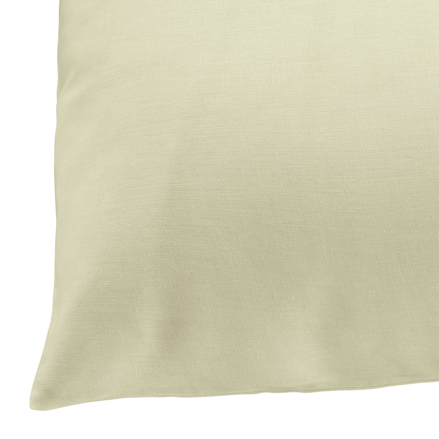 Argos Home cream standard pillowcase pair, percale weave - UK version