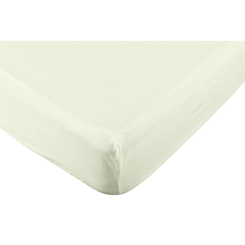Habitat Pure Cotton 200TC White Fitted Sheet Single
