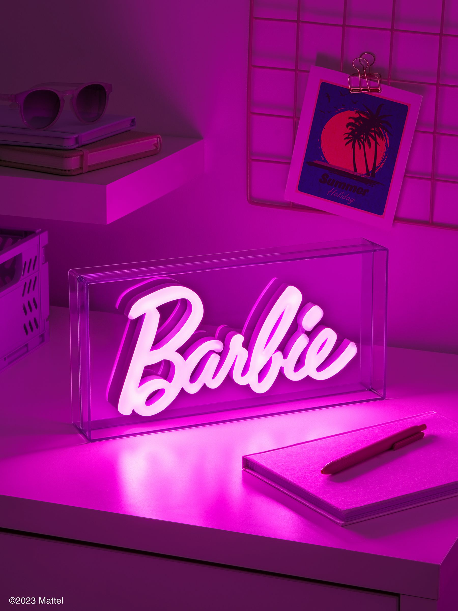 Barbie LED Neon Logo Light 15cm USB powered, UK version