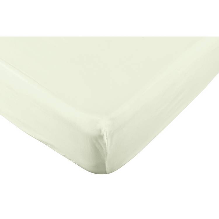 Habitat fitted sheet cream single, imported from the UK