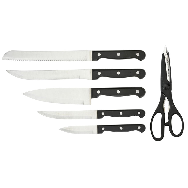 Argos Home 6 piece knife set with scissors (British brand)