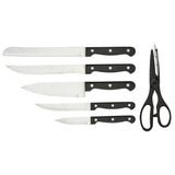 Argos Home 6 piece knife set with scissors (British brand)