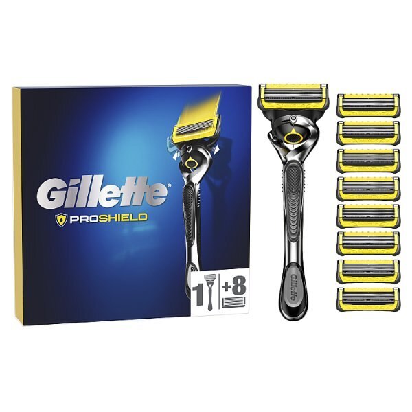 Gillette Proshield Power Men's Razor - 8 Blades GOODS Superdrug   