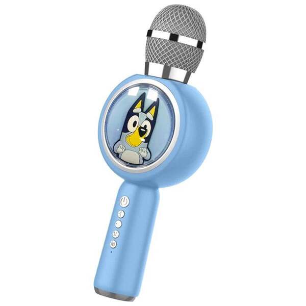 OTL Bluey karaoke microphone and wireless speaker with LED lights - British product