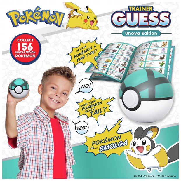 Pokémon Guess Unova Edition voice-activated handheld game - British product