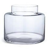 Habitat Wide Base Glass Vase - Clear GOODS Sainsburys   