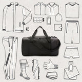 Decathlon Essential sports bag 55 litres black - British product