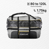 Decathlon expedition duffle bag 80-120L grey, UK version