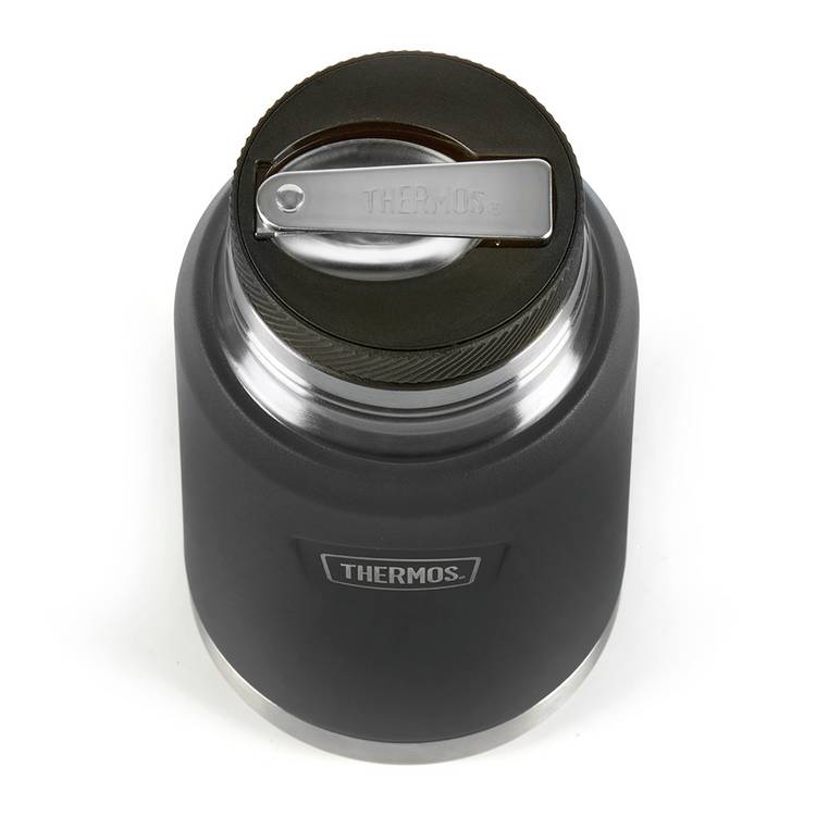 Thermos Icon Black Food Flask 470ml, imported from the UK