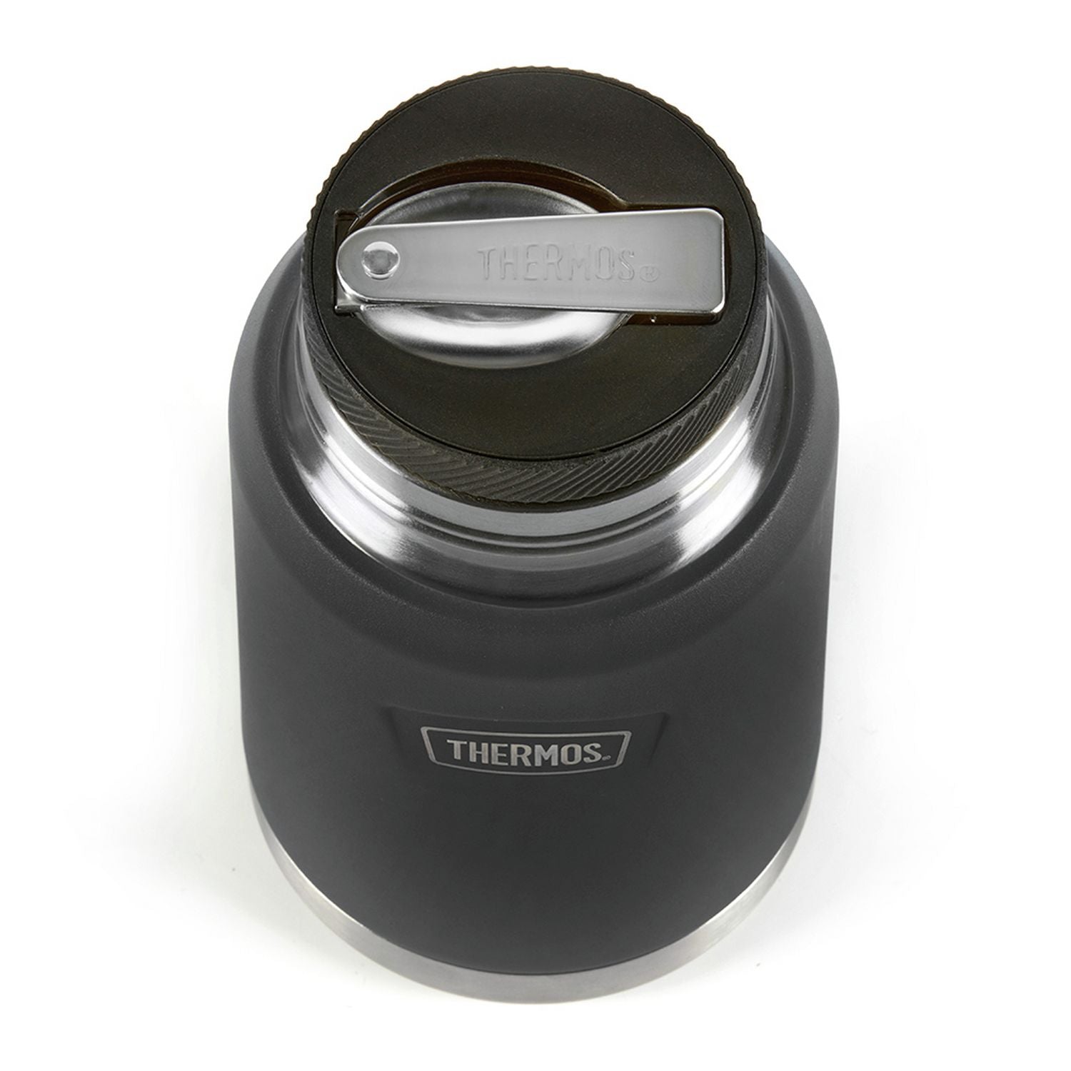 Thermos Icon Black Food Flask 470ml, imported from the UK
