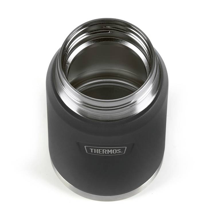 Thermos Icon Black Food Flask 470ml, imported from the UK