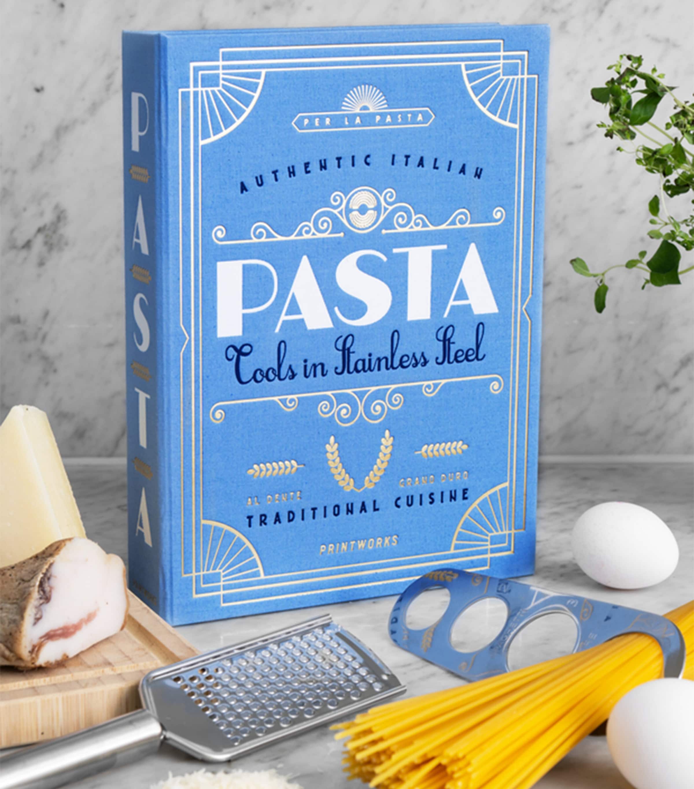 Printworks stainless steel pasta tool set, imported from the UK