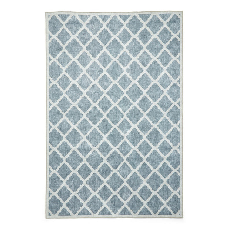 Think Rugs Washable Coral Grey  Rug - 152x230cm