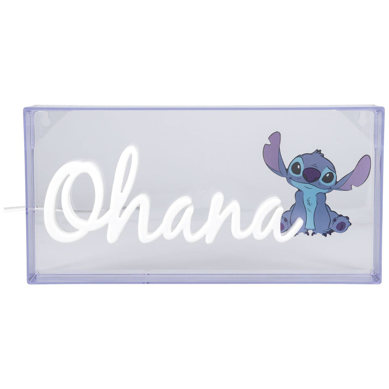 Stitch Ohana blue LED neon light 30cm, British product