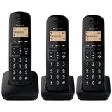 Panasonic cordless phone triple handset pack - British product