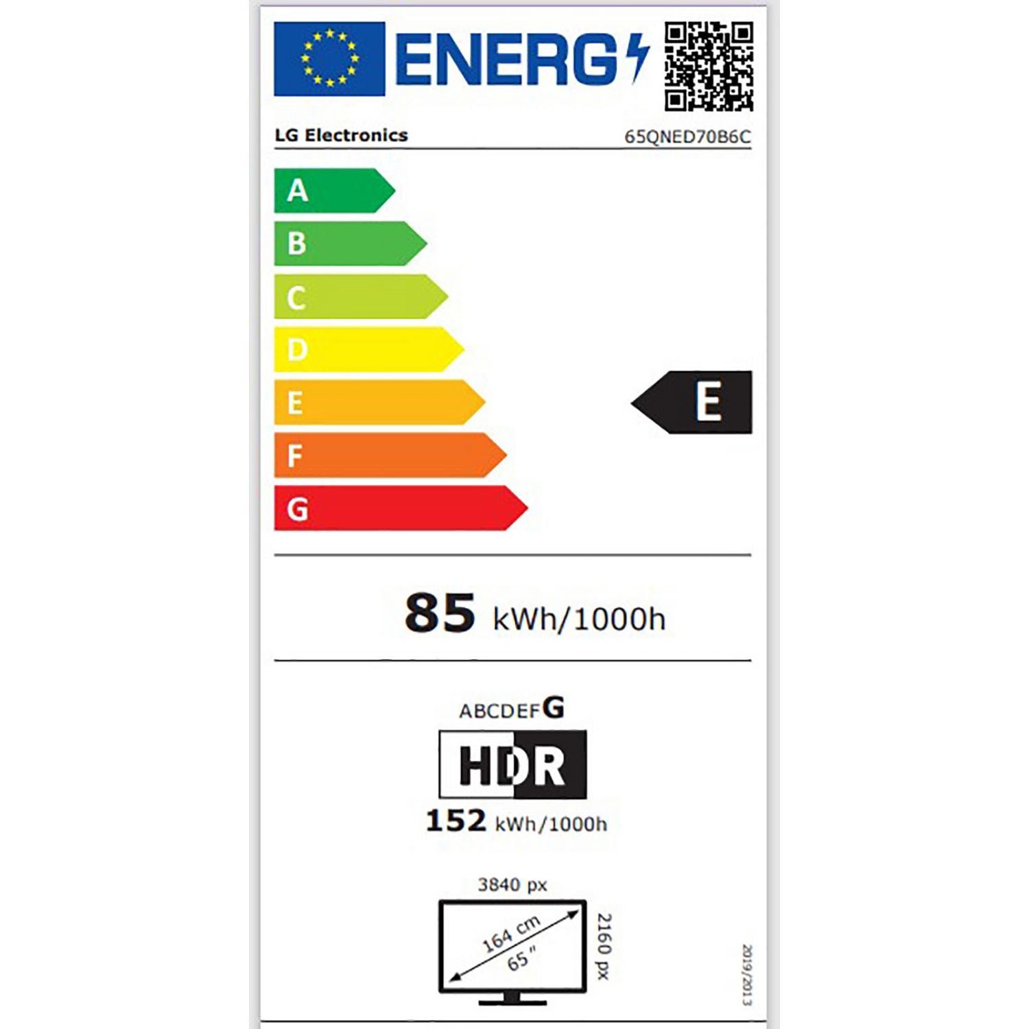 LG 65QNED70 Mini LED Smart TV 65 inch (British brand)