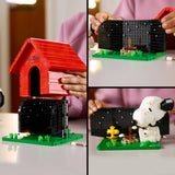LEGO Ideas Snoopy doghouse building set for adults, UK version