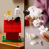 LEGO Ideas Snoopy doghouse building set for adults, UK version