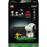 LEGO Ideas Snoopy doghouse building set for adults, UK version