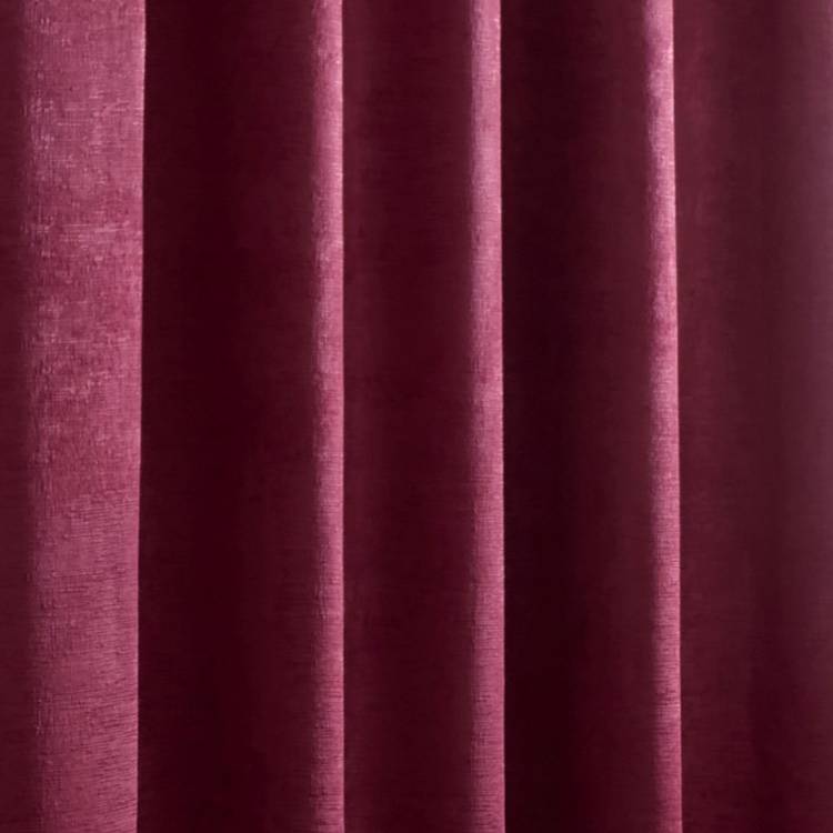 Fusion thermal pencil pleat curtains wine 117x137cm (British brand)