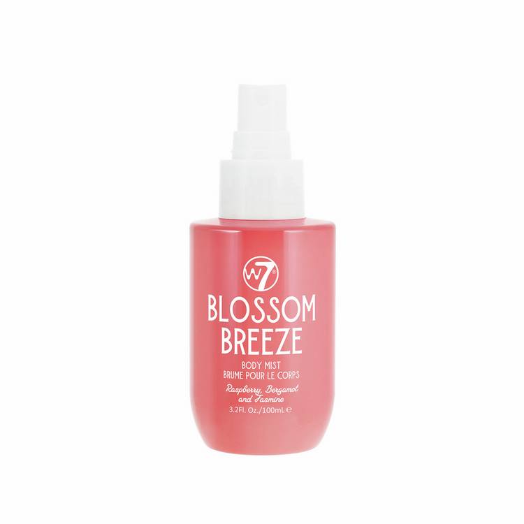 W7 Blossom Breeze body mist and cream travel set 200ml, imported from the UK