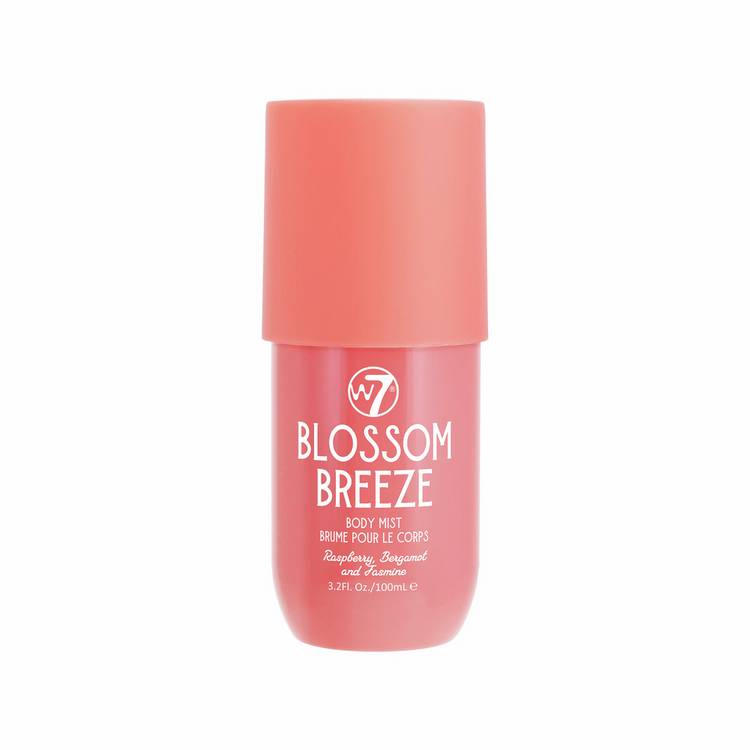 W7 Blossom Breeze body mist and cream travel set 200ml, imported from the UK