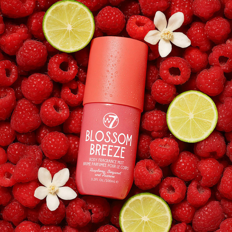 W7 Blossom Breeze body mist and cream travel set 200ml, imported from the UK