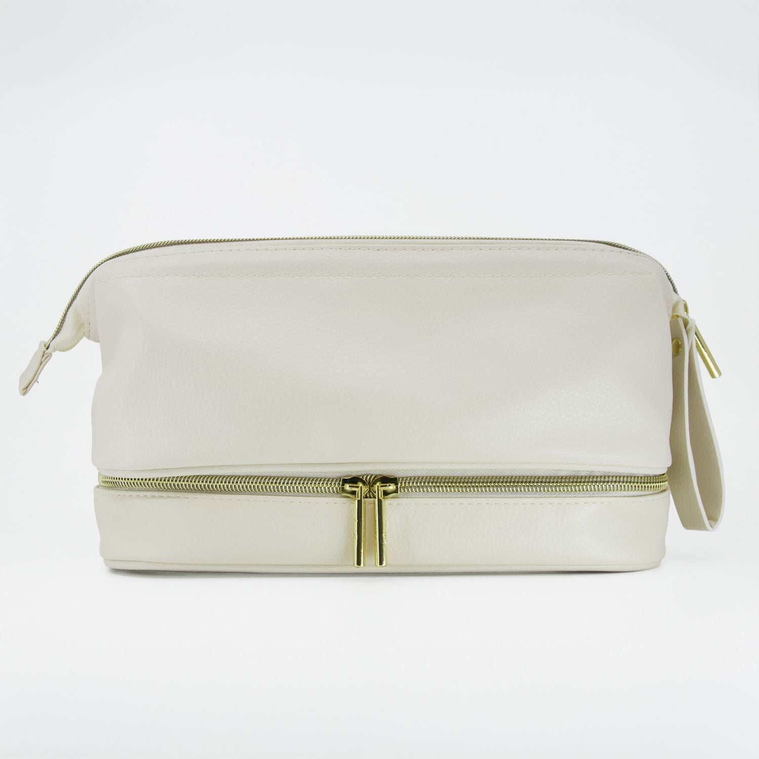 Danielle Creations slouch zip round cosmetic bag, imported from the UK