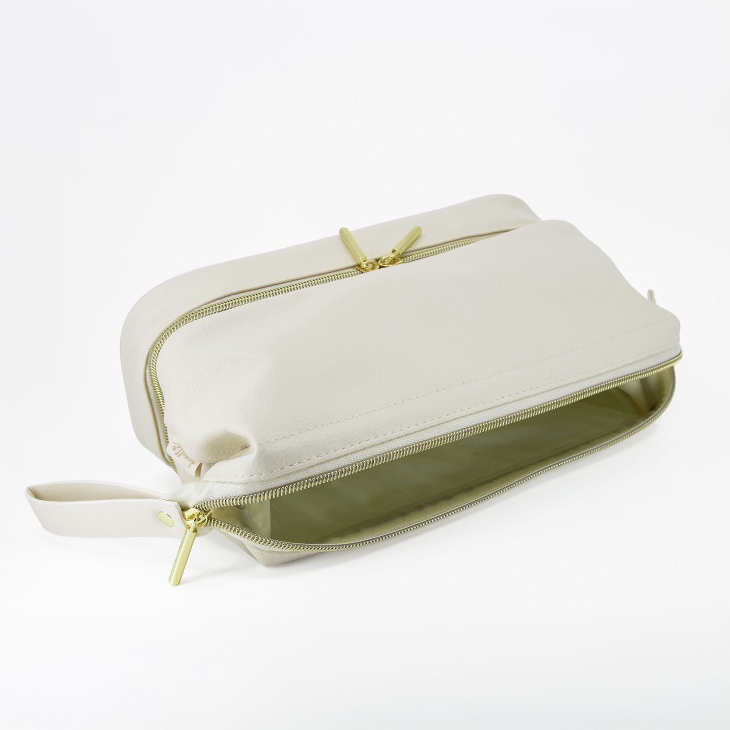 Danielle Creations slouch zip round cosmetic bag, imported from the UK