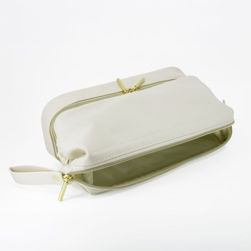 Danielle Creations slouch zip round cosmetic bag, imported from the UK