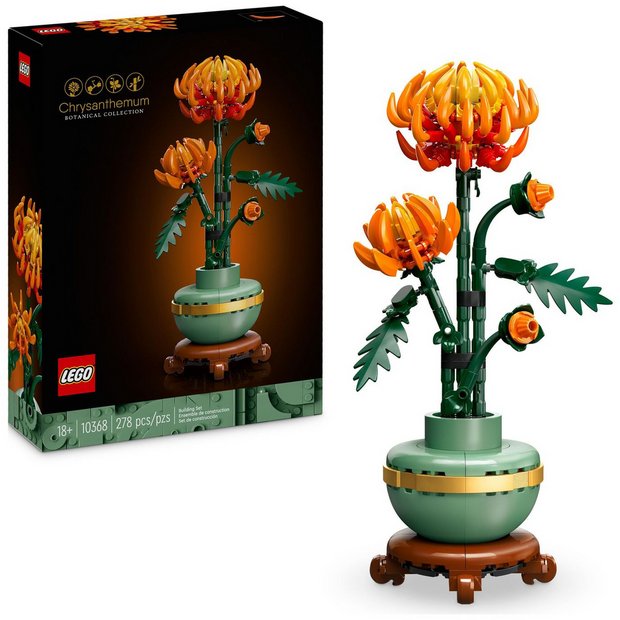 LEGO Chrysanthemum flower building set 278 pieces - British product