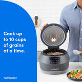 nutribullet rice cooker and steamer black 2.3L, imported from the UK
