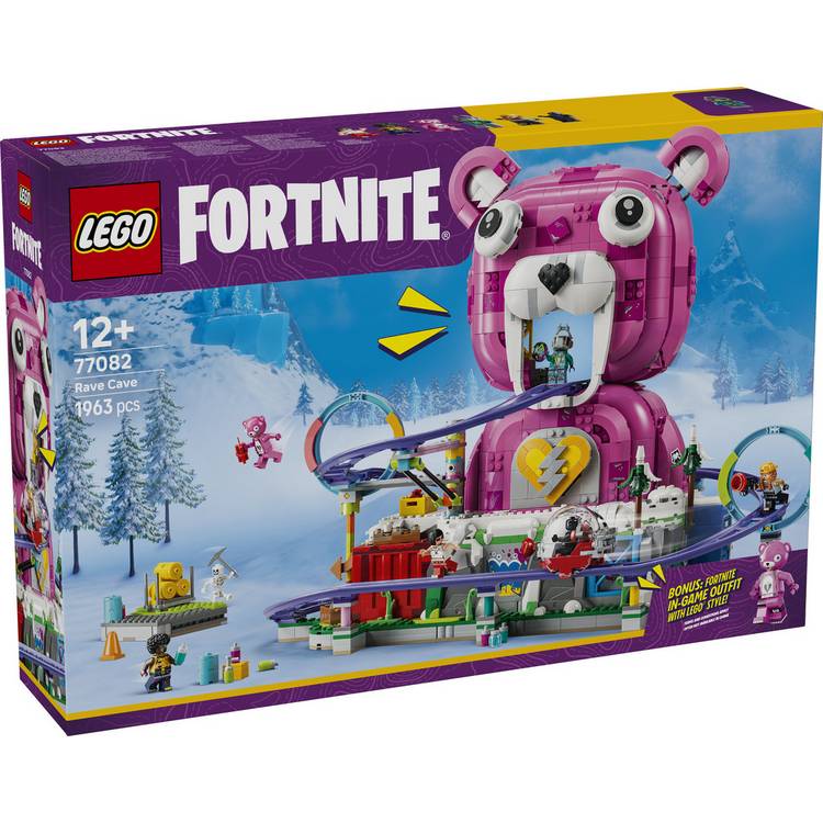 LEGO Fortnite Rave Cave building toy set (British brand)