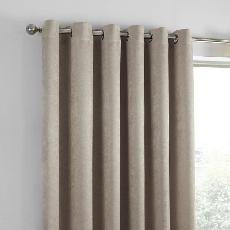 Fusion dim-out curtains natural 117x183cm - British product