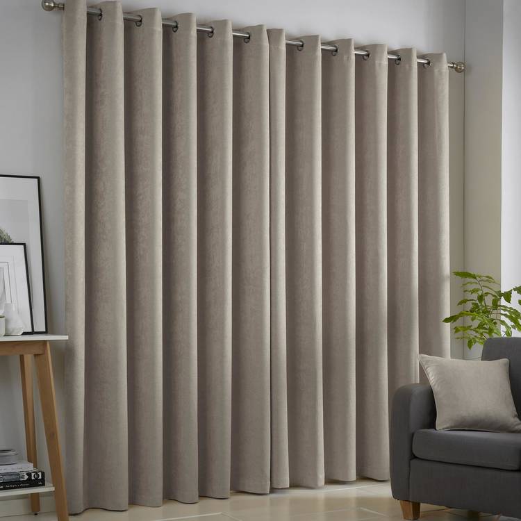 Fusion dim-out curtains natural 117x183cm - British product