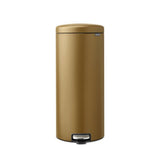 Brabantia brass pedal bin 30L, UK version