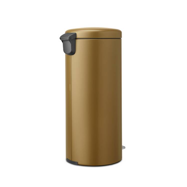 Brabantia brass pedal bin 30L, UK version