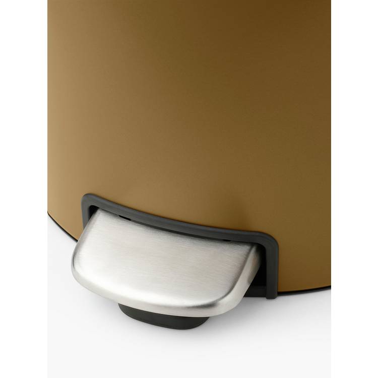 Brabantia brass pedal bin 30L, UK version