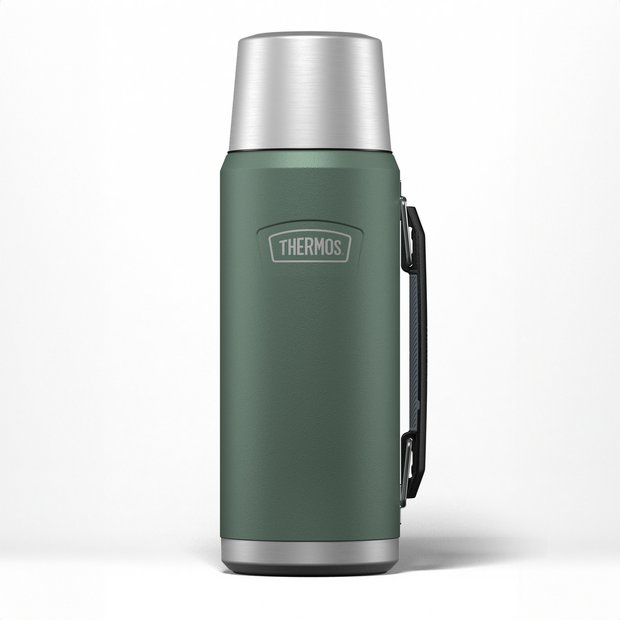 Thermos Icon flask green 1.2L, imported from the UK