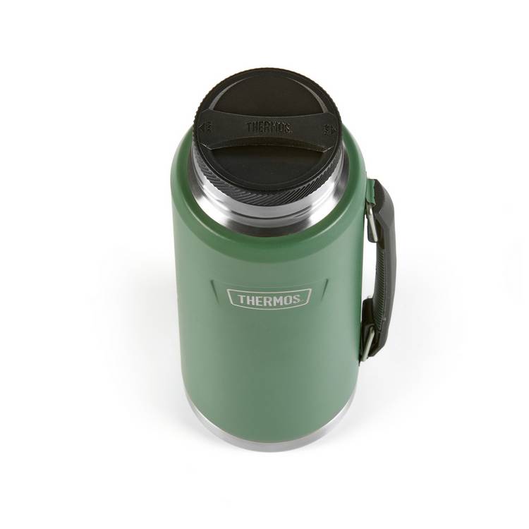 Thermos Icon flask green 1.2L, imported from the UK