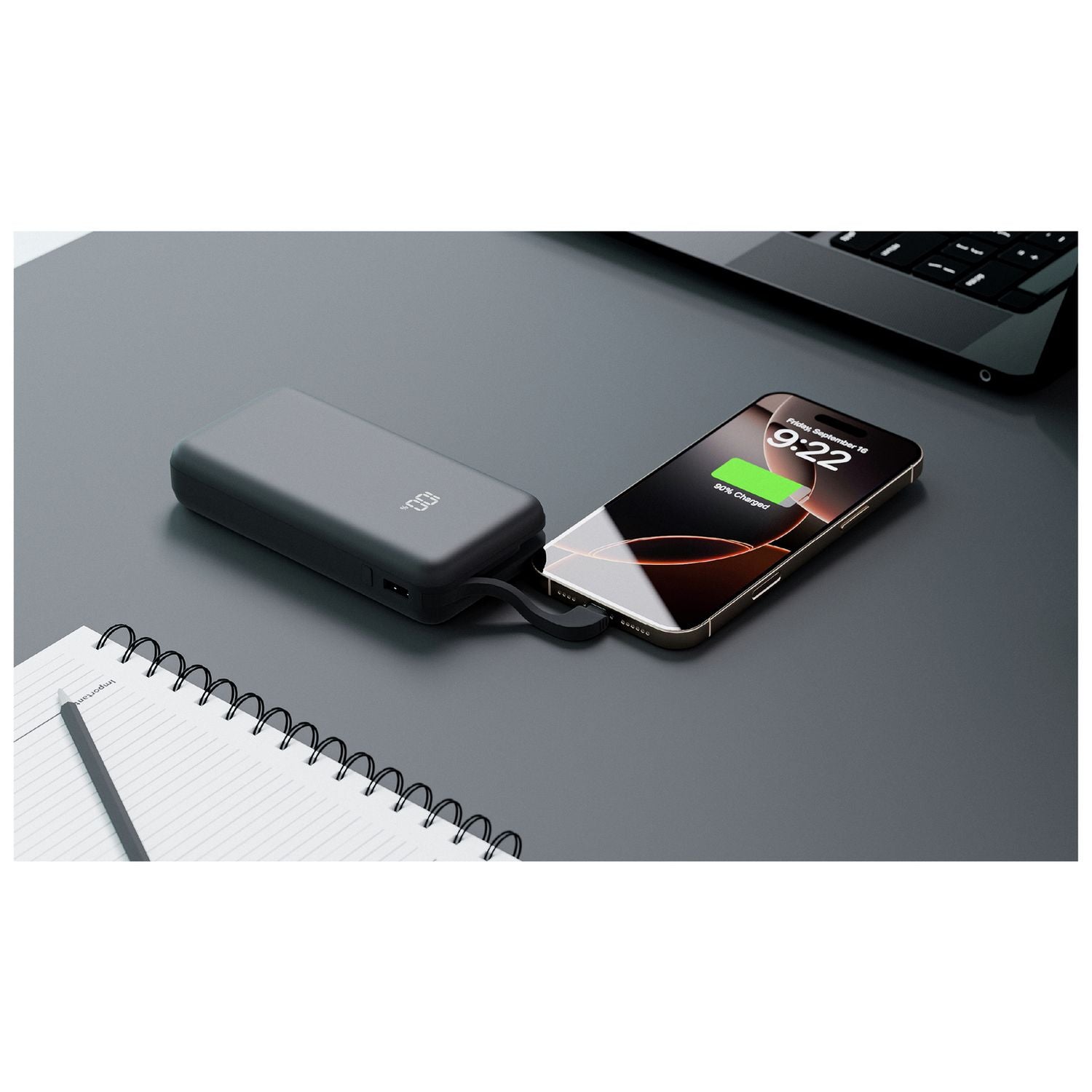 Juice 16000mAh power bank black - British product