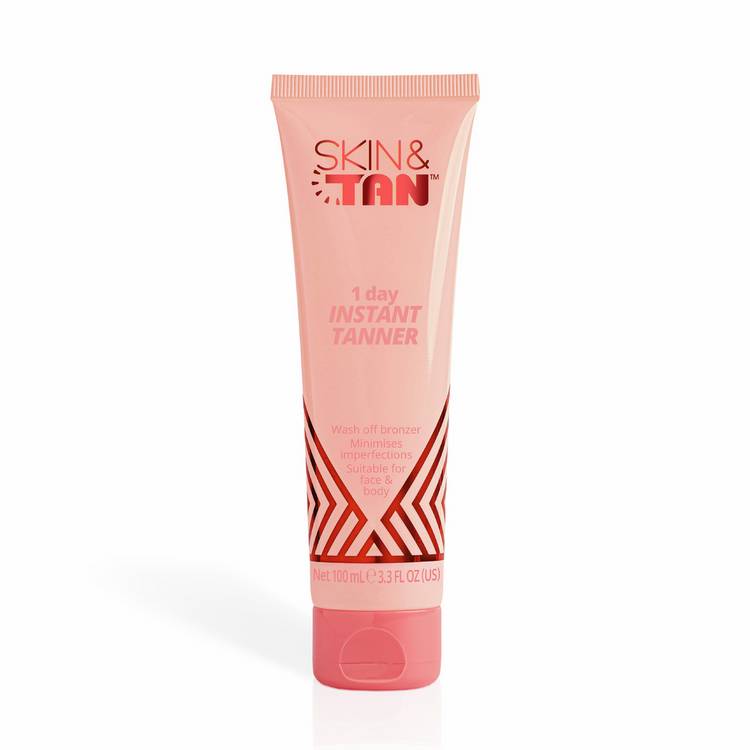 Skin and Tan 1 Day instant tanner 100ml, imported from the UK