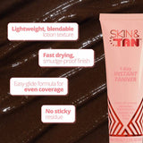 Skin and Tan 1 Day instant tanner 100ml, imported from the UK